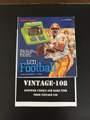 New Vintage Tandy LCD Football Electronic Handheld Video Game Radio Shack NOS!