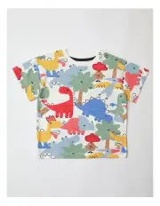 [Jack & Milly] Benny Short Sleeve Drop Shoulder Tee in Cream