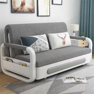 【WELAI】多功能可伸縮可摺疊兩用沙發床-188cm乳膠(可儲物/折疊床/沙發床/雙人沙發)