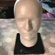 Realistic Foam Male Mannequin Head for Hat Sunglass Wig Display Stand Model NEW