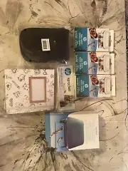 NEW HP Sprocket Photo Printer Bundle With Case 3 20 Pack Papers And Photo Book