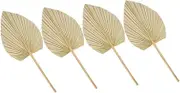 TOPPERFUN 8 Pcs Palm Leaf Decoration Party Hanging Adorn Fronds Dried Palm Leaves Centerpiece Plant Decor Greenery Garland Palm Garland Fall Decorations for Home Tropical Decor Small Wooden