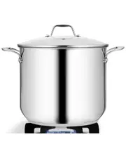 Nutrichef 19Qt Stainless Steel Cookware Stockpot
