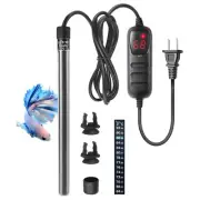 Mini Submersible Aquarium Heater - 300W Digital Heater for Fish Tank Turtle T...