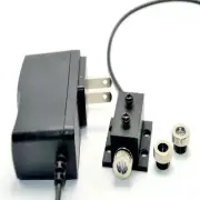 Focusable 650nm 30mw Dot Line Cross Red Laser Lights Module w Heatsink & Adapter