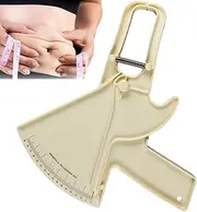 Skin Fat Measure - 0-88mm Body Skinfold Caliper - Professional Handheld Accurate Portable Fat Tape Double Spring Measure Tool for Monitoring BMI