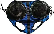 Lljsszr Horse Goggles Blinkers for Horses Windproof Horse Eye Cover Protective Net, Blue