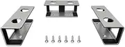 Peakloong 3 Pieces of Off-Stage Laptop Bracket, Under-Table Bracket is Suitable for Laptop, Under-Table Laptop Tray Easy to Use Silver