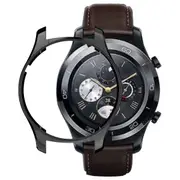 2Pcs Metal Color Electroplate TPU Shatter-resistant Soft Shell Watch Cover Case Cover for Huawei Watch 2 Pro