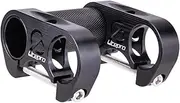 MOBUTOFU 1 Set Folding Bike Stem Ultralight Double Stem Riser for Modified Handlebar Convenient and Easy to Use Bike Accessory Black