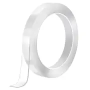 (1/2In 10Ft) Double Sided Tape Heavy Duty Acrylic Sticky Mounting Tape Clear Rem