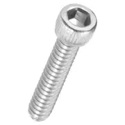 100pcs Socket Head Cap Screws - [#6-32 x 1"] 304 Stainless Steel, Silver