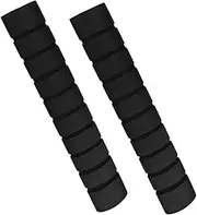 2pcs Single Bar Anti-Slip Foam Pull up Bar Padding Portable Pull-up Bar Accessory Grip Pads for Pull-up Bar Soft Anti-Slip Shoulder Pads Horizontal Bar Grip Sleeve Sponge Black