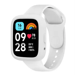 XIAOMI 小米 Redmi Watch 3 Active 錶帶 保護殼 純色 軟 腕帶 手鍊 保護套 錶殼 舒適