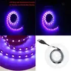 USB/Battery Powered LED UV Light Strip Ultraviolet Flexible Purple Blacklight 5V