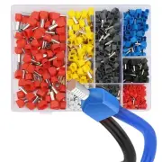 10X(750pcs Twin Wire Ferrules Kit Wire Terminal Ferrules Crimp Connector3066