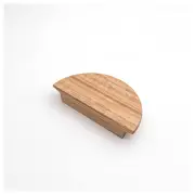 Tullah 140mm Semi-Circle Hydrowood Handle, Tasmanian Oak