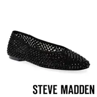 在飛比找momo購物網優惠-【STEVE MADDEN】MARLI 鑽面網布透膚娃娃鞋(