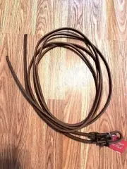 Wenger 1/2” Hot Oiled Harness Leather Reins Heavier Tails Ends