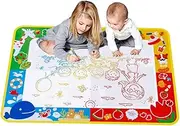 JOINPAYA Creative Water Drawing Mat for Graffiti Pad with Accessories Educational for Inspire Imagination and Creativity for Indoor and Outdoor Fun