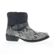 Dingo Ankle Boot DI-285 Mens Gray Suede Zipper Western Boots 11