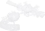 [BESTYASH] Bridal Leg Band Lace Flower Wedding Bridesmaid Belt Soft Elastic Lace Comfortable for Wedding and Party Classic Style Accessory