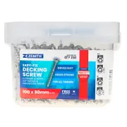 Zenith Easy-Fix Decking Screw T20 10G x 50mm SS304 - 250 Pack