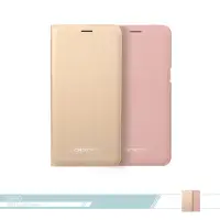 在飛比找momo購物網優惠-【OPPO 歐珀】原廠A39 專用 側掀皮套 書本式(翻蓋保