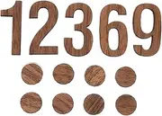 Kisangel 1 Set Clock Numbers Kit Clock Replacement Numbers Simple and Easy to Install for Living Room Bedroom and Dining Room Decor