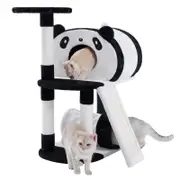 Cute Panda Cat Tree With Condo