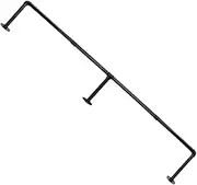 Cloth Rack Industrial Style Hanger 72in Wall Coat Racks Shelves Space-Saving Storage for Closet Bedroom