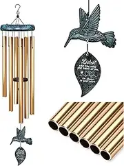 Memorial Wind Chimes for Outside, Sympathy for Loss of Loved One, Sympathy Wind Chimes Bereavement Condolence Remembrance Funeral Gifts for Grieving Friends Loss of Mother Father