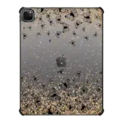 iPad Pro 12.9-inch (5th/6th gen) iPad Impact Case Black Butterflies and Gold Sparkles Burst