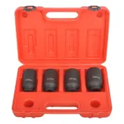 1/2" Drive 12 Point Impact Socket Set 4PCS Deep Impact Socket Set 30mm,32mm,3...