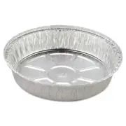 Handi-Foil 205830 8" 37 oz. Aluminum Container - Silver (500/CT) New
