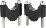 Handlebar Clip 22mm Handlebars Motorcycle Handle Bar Riser Offset Handlebar Riser for Honda CBF 500 CBF 600 2004-2007(Black Riser 30mm)