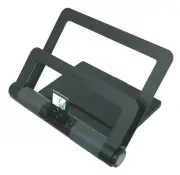 iHome iStand Notebook Media Center with Built-In Speakers Black ipod iphone Dock