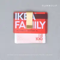 在飛比找蝦皮購物優惠-《吉星》The Slim Clip 創意金屬錢夾 不銹鋼鈔票