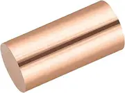 uxcell 1 Pack Pure Copper Round Rod 28mm/1.1 Inch Diameter 56mm/2.21 Inch Length Solid Copper Rod Lathe Bar Stock for DIY Metal Craft Metal Working Hobbies