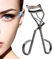 Lash Curler For Women - Portable Travel Eyelash Curler - Ergonomic Design, Long-Lasting Makeup Supplies For Travel Home Use Work Dating