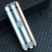 S1080 Mini Metal Turbo Electric Shaver Razor (Silver)