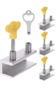 Window Locks4 Sets Sliding Window Locks With Key For Vertical & Horizontal Slidi