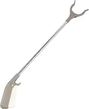 CHILDWEET 1Pc Long Garbage Clamp Trash Clip with Non Slip Handle for Easy Rubbish Pickup Cleaning Tool for Home Kitchen Office