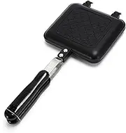 Double Sided Frying Pan, Maker, Stove Grilled Cheese Maker Nonstick Maker Flip Pan,Aluminum Alloy Flip Tray Pancake Snack Griddle Pan for Breakfa Classic Old Twill/2779(Classic Old Twill)