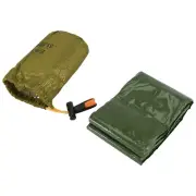 Emergency Sleeping Bag Bivy with Whistle Outdoor Survival Sleeping Bag Thermal