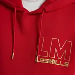 REEBOK LES MILLS® CNY HOODIE 萊美 春節 聯名 連帽上衣 帽T 燙印 紅色 GV5537