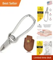 Professional Stainless Steel Toenail Nipper - Made in Solingen for Thick Nails