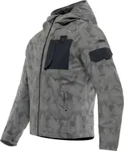 Dainese Corso Camo, textile jacket waterproof , color: Light Grey/Grey , size: 56