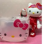 日本帶回來的HELLO KITTY透明飾品收納盒或者是當藥妝盒吊飾鑰匙圈