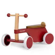 Moover 55cm Wooden Push Walker Ride-On Bike Vehicle Toy Baby/Toddlers 18m+ Red